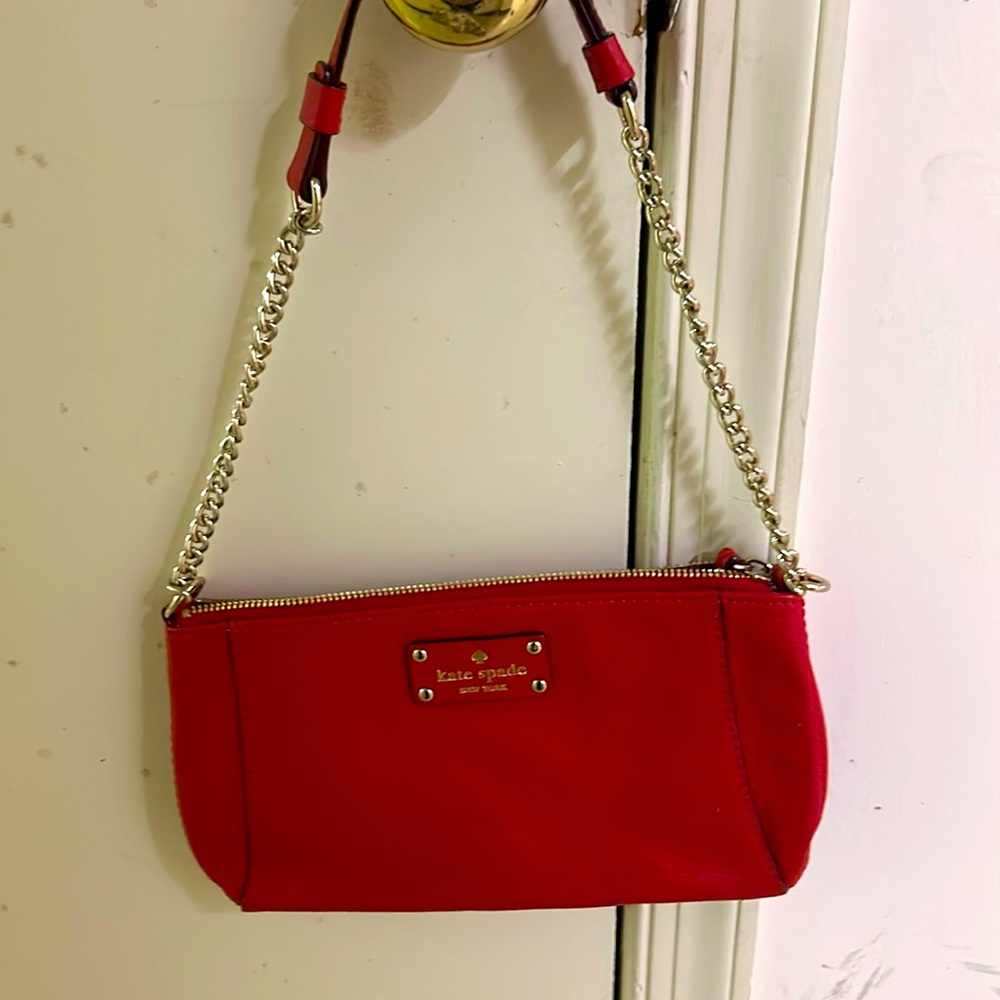 Kate Spade Red mini shoulder bag